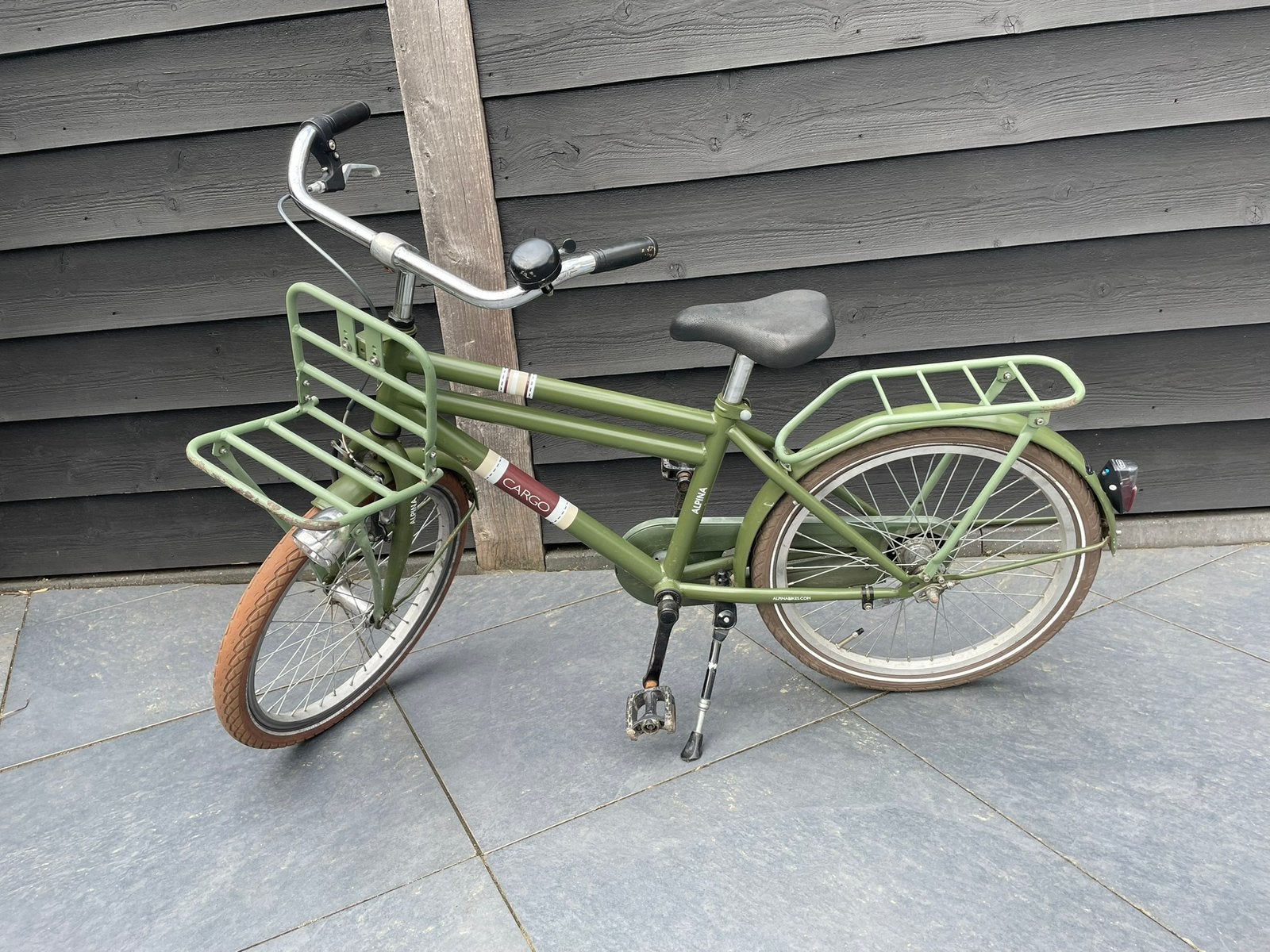 Alpina cargo jongensfiets 20 inch ||Velvet Green||, Ophalen, Gebruikt, Terugtraprem, 20 inch of meer