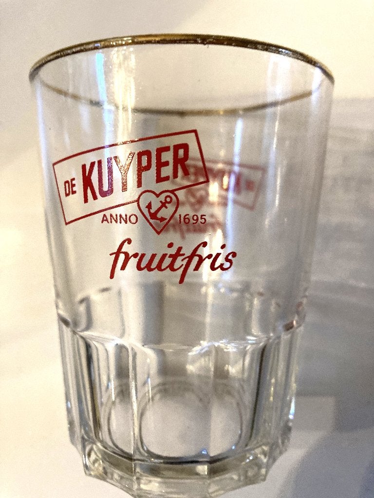 Waterkan en Oud Glas de Kuyper Asbakje Selecta 260 jaar ppst, Verzamelen, Ophalen, Gebruikt, Gebruiksvoorwerp
