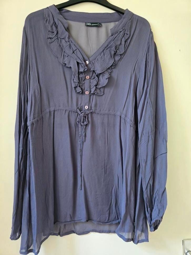 Didi Tuniek blouse maat L, Kleding | Dames, Blouses en Tunieken, Paars, Maat 42/44 (L), Nieuw, Didi