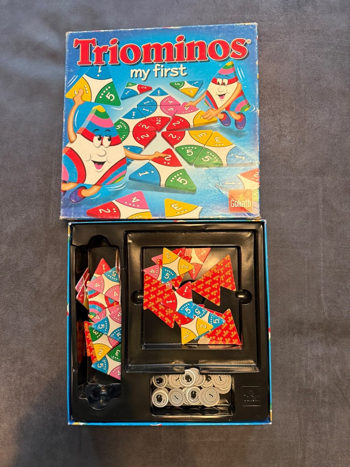 Triominos My First - Educatief Spel voor Jonge Kinderen, Een of twee spelers, Ophalen of Verzenden, Gebruikt