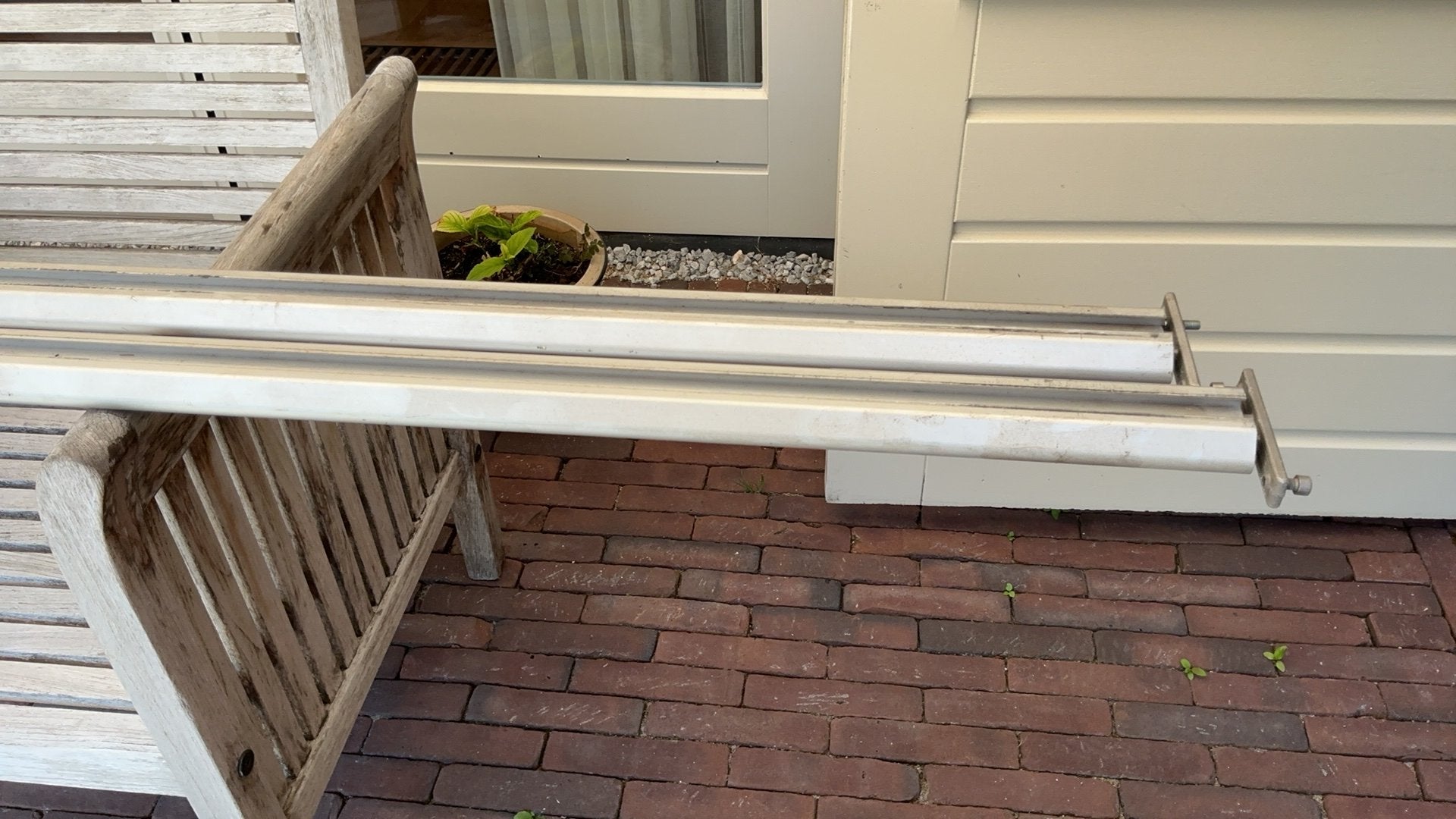 2 beugels voor bovenop camper met rail, Caravans en Kamperen, Ophalen of Verzenden, Zo goed als nieuw
