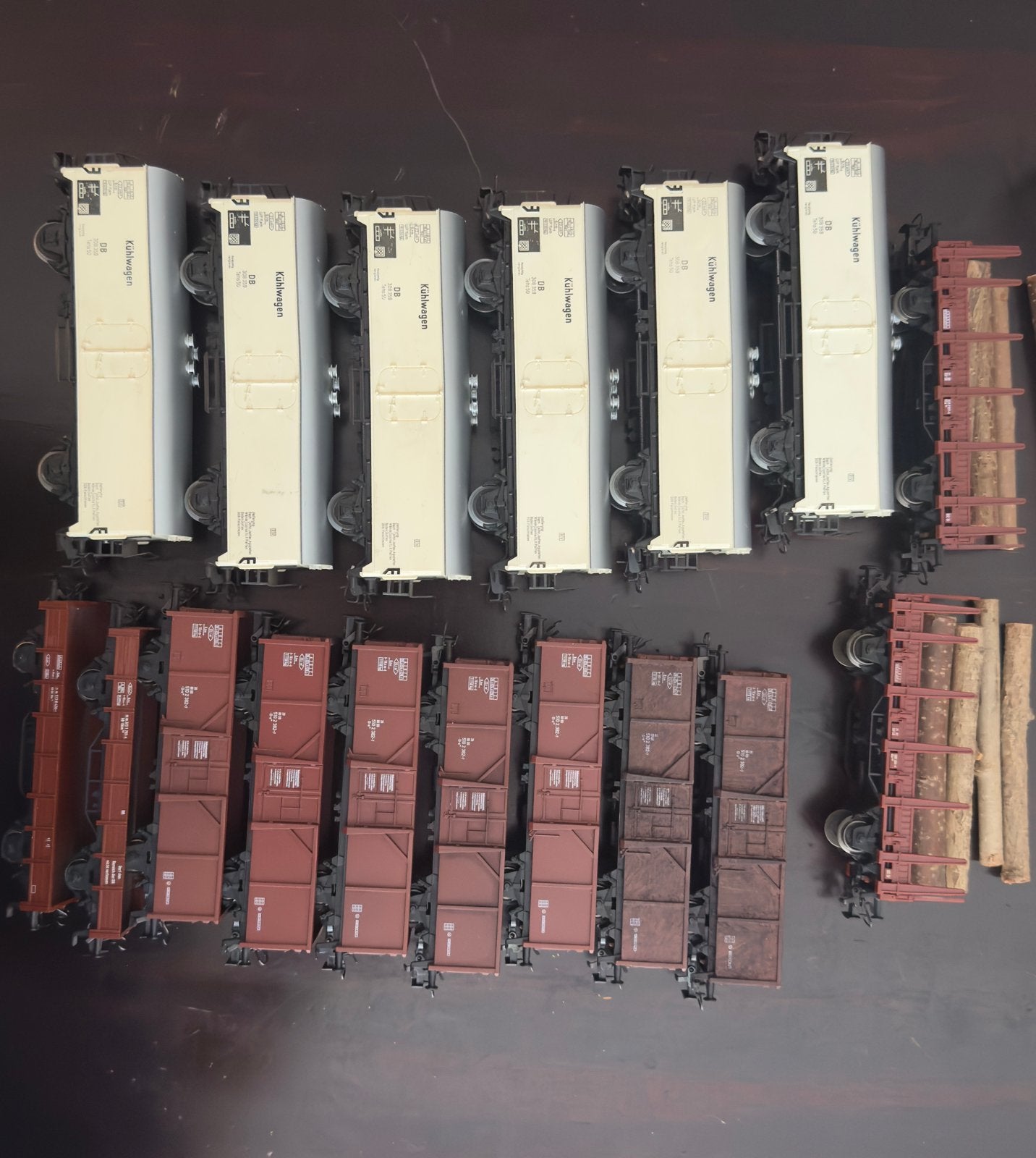 Märklin koelwagons, open bakwagons, rongenwagons | 1/87 h0, Wisselstroom, Gebruikt, Wagon, Ophalen of Verzenden