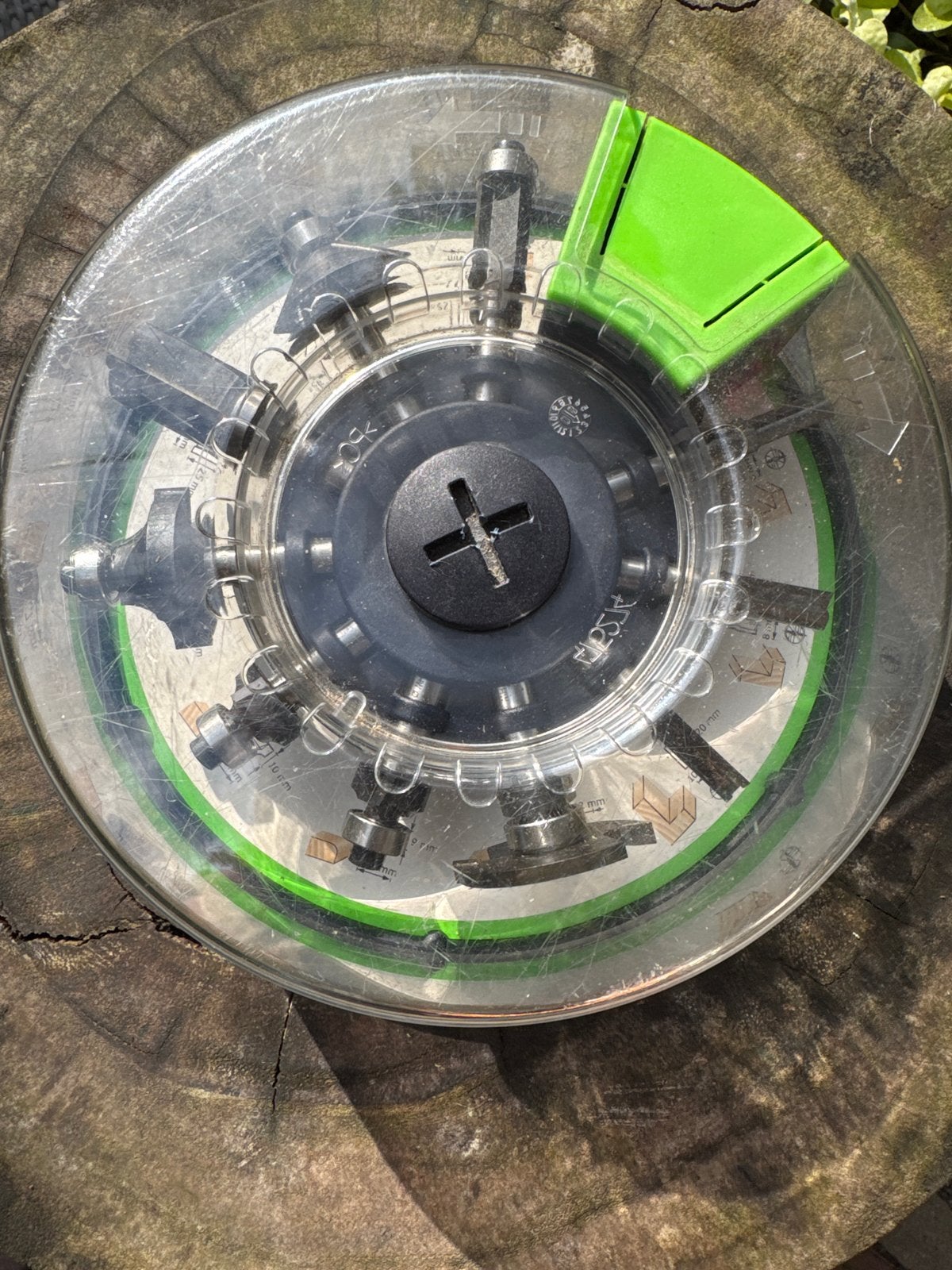 Festool Freesbitset voor bovenfrees - Diverse profielen, Ophalen of Verzenden, Zo goed als nieuw, Elektrisch, Bovenfrees