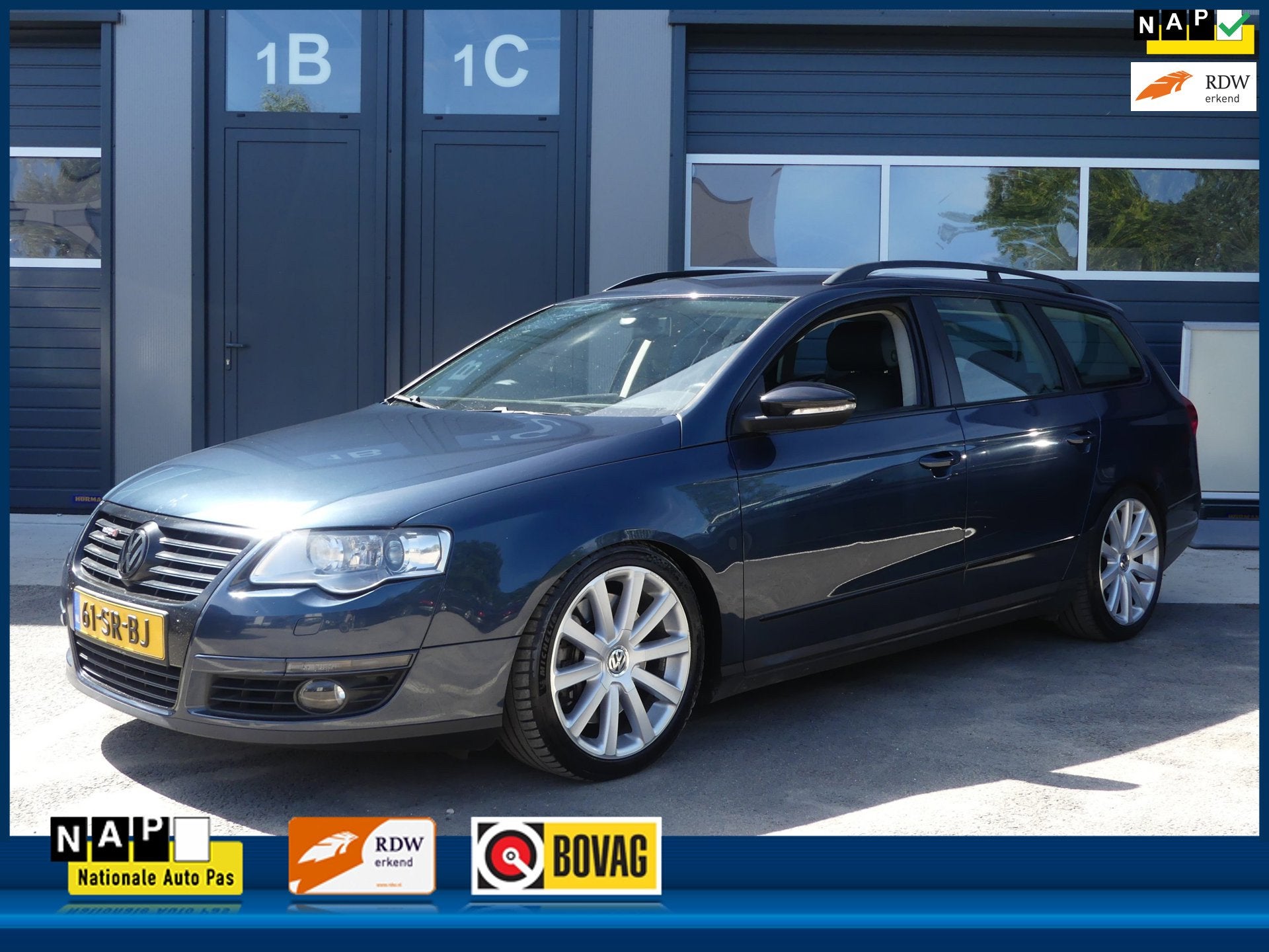 Volkswagen Passat Variant 3.2 V6 Highline 4Motion DSG Navi /, Auto's, Automaat, Gebruikt, Zwart, Xenon verlichting