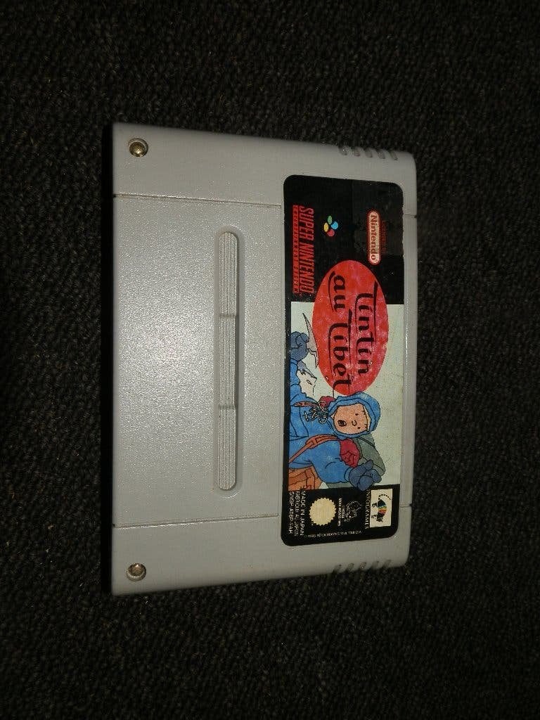 Cartridge Tintin au tibet SNES, Spelcomputers en Games, Avontuur en Actie, Gebruikt, 1 speler, Ophalen of Verzenden