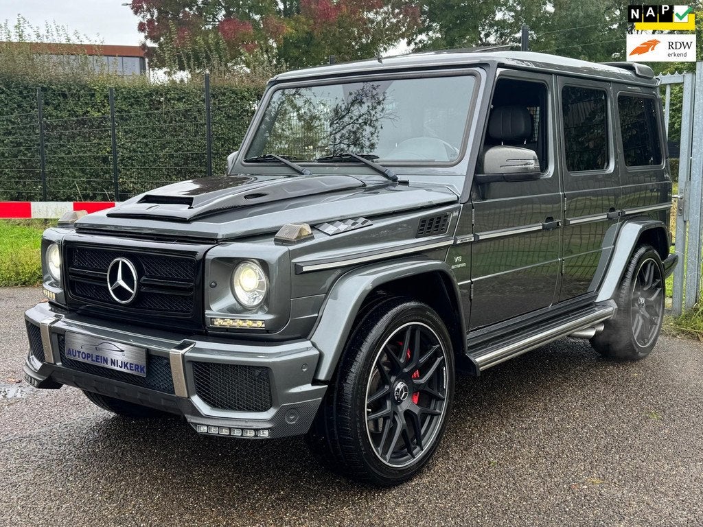 Mercedes-Benz G-klasse AMG G63 5.5 Bi-turbo Brabus Look 22in, Auto's, Automaat, Bi-Xenon koplampen, Gebruikt, 8 cilinders