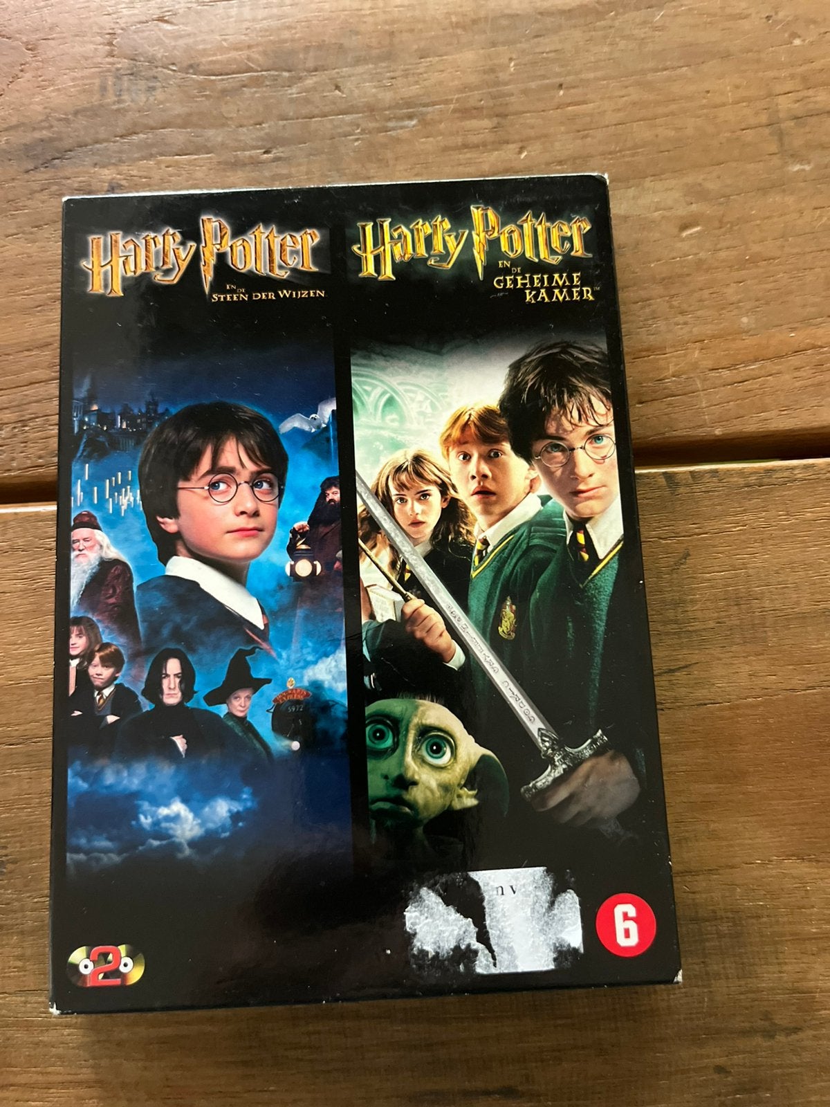 Harry Potter Dubbel DVD’s.  2 verschillende, Vanaf 12 jaar, Ophalen of Verzenden, Zo goed als nieuw