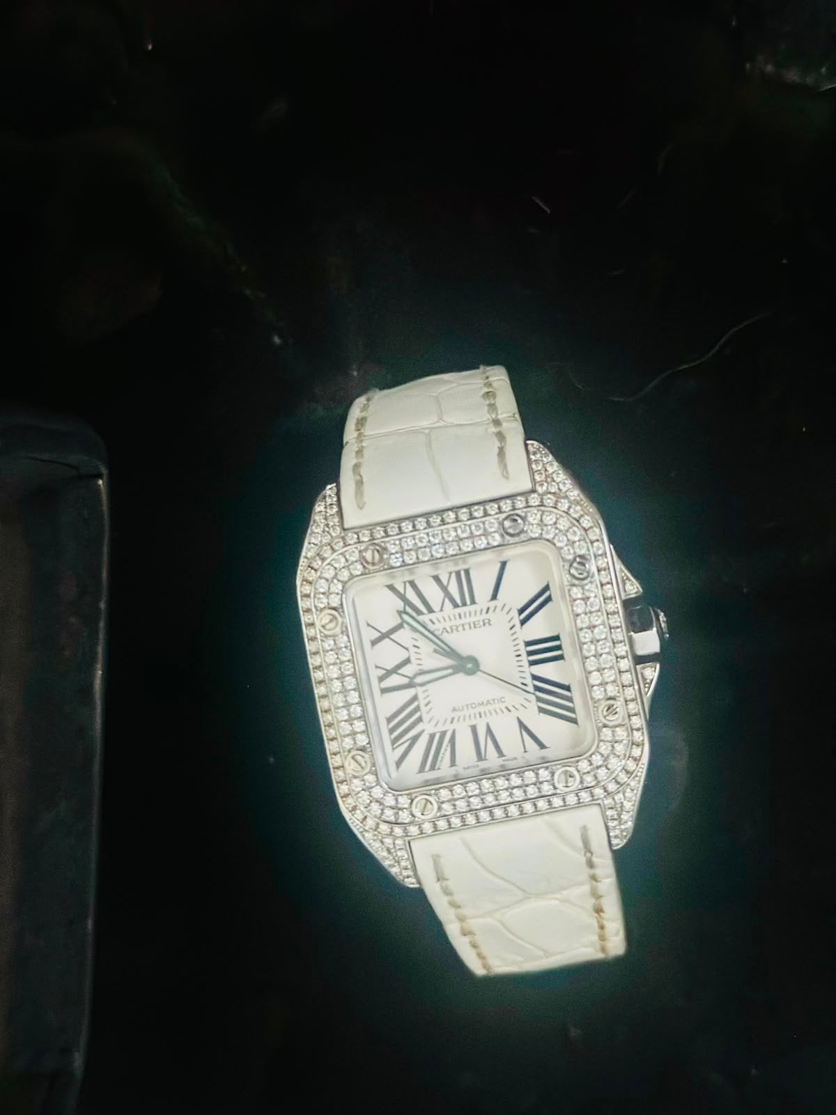 Cartier 100 santos, Ophalen, Zo goed als nieuw, IOS