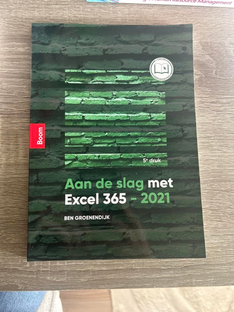 Aan de slag met Excel 365 - 2021, Boeken, Ophalen of Verzenden, Zo goed als nieuw, Software