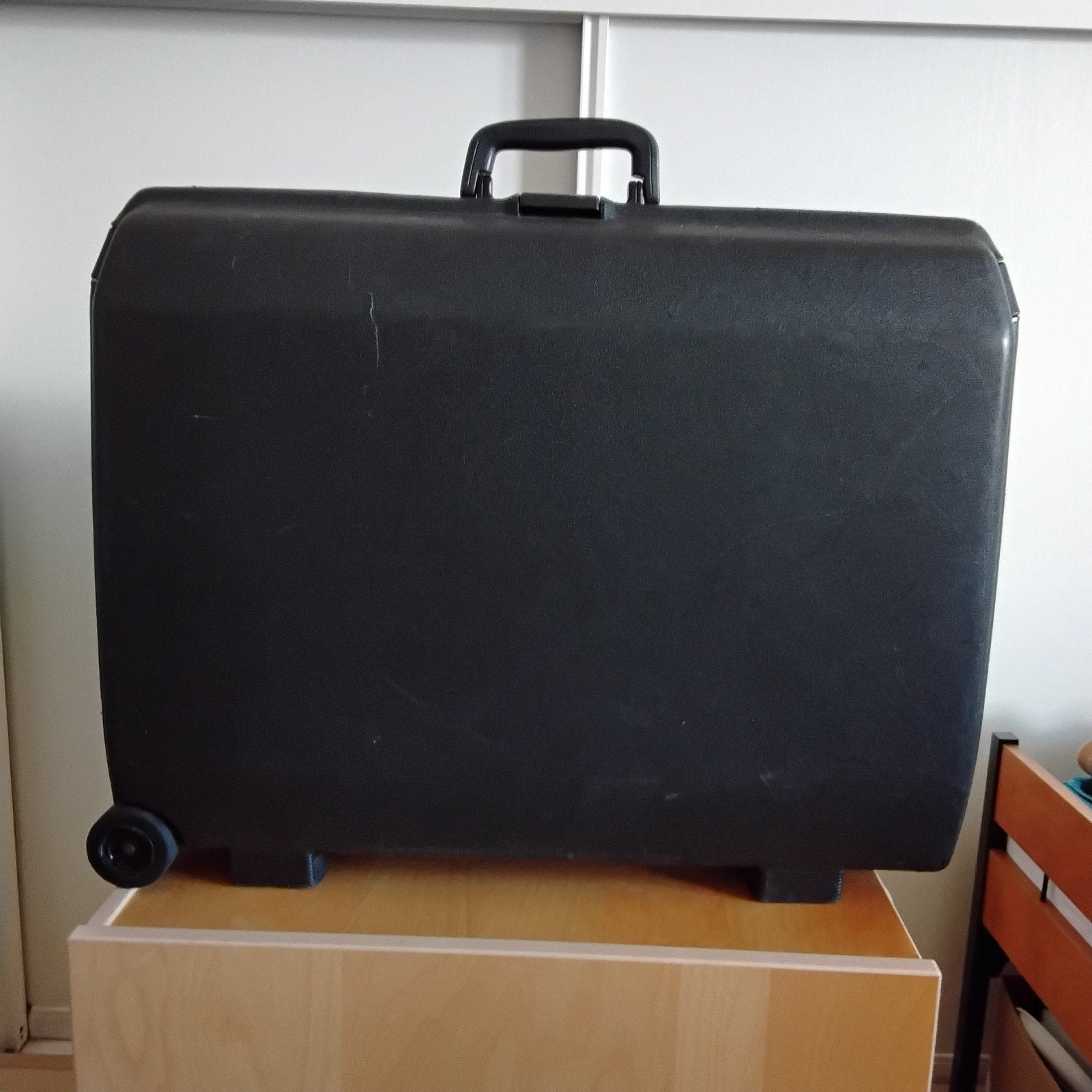 Zwart  koffer Samsonite ca 70x58x23 cm, Ophalen of Verzenden, Gebruikt, Hard kunststof, 70 cm of meer