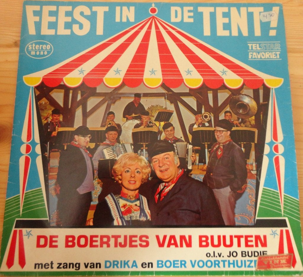 De Boertjes van Buuten -Feest in de tent (LP, Gebruikt, Overige typen, Ophalen of Verzenden, 12 inch