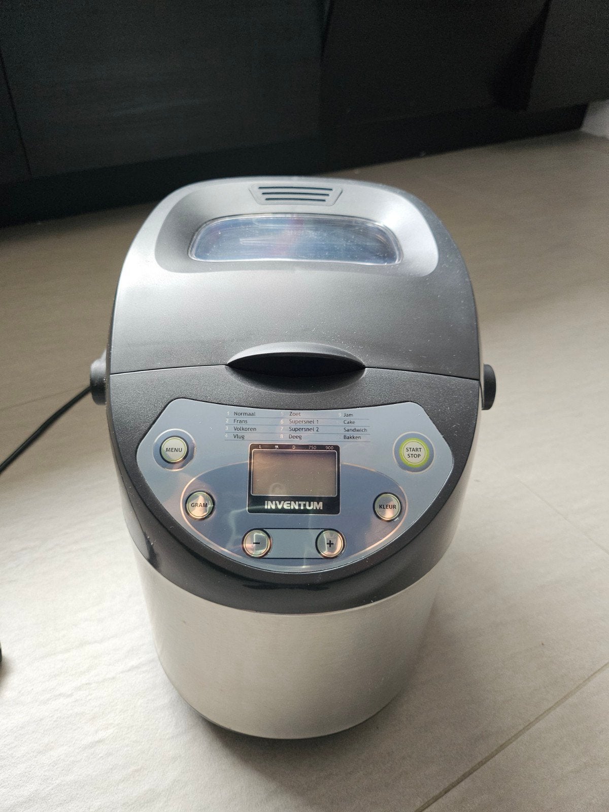 Inventum BM13105 Broodbakmachine, Gebruikt, Kijkvenster, 400 tot 800 gram deeg, Ophalen