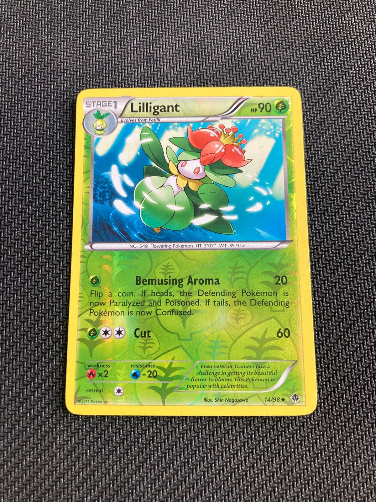 Pokemon kaart Lilligant Reverse Holo, Ophalen of Verzenden, Zo goed als nieuw