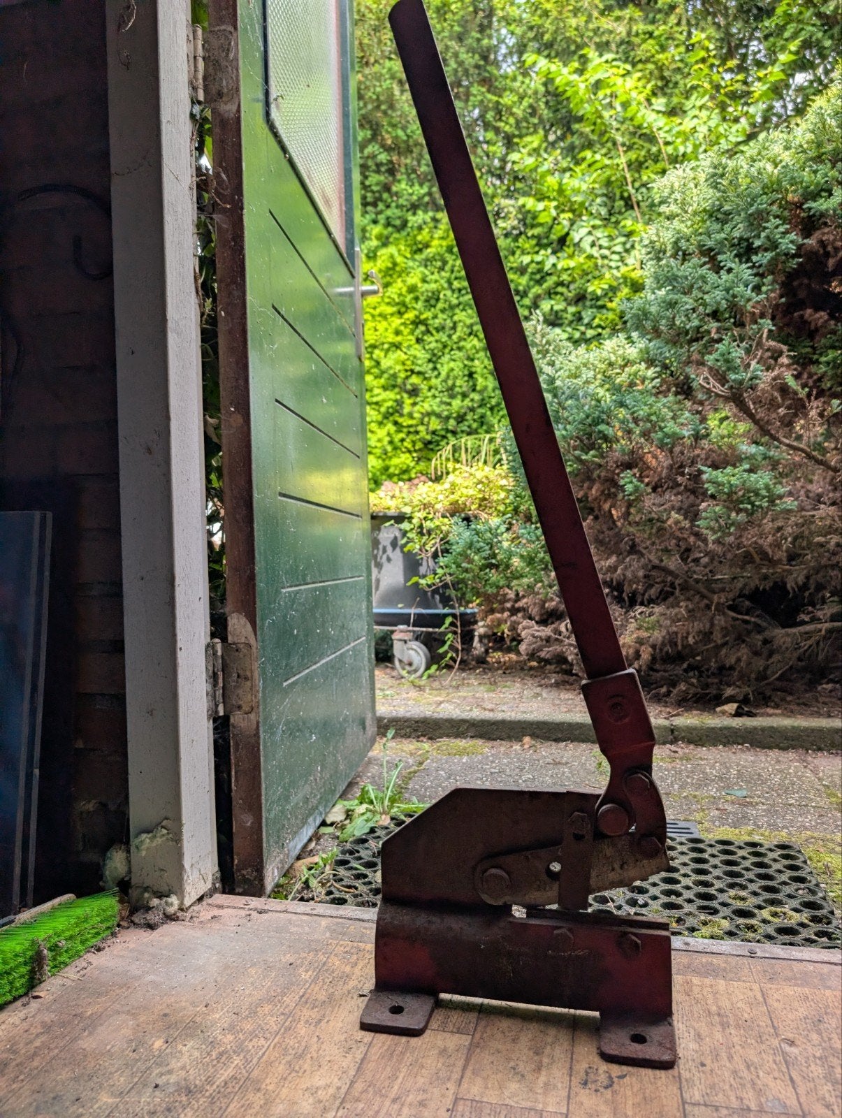 Peddinghaus metaalschaar, Ophalen, Gebruikt