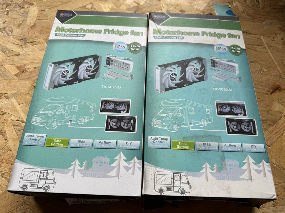 Motorhome Koelkast Ventilator - TTC-SC20(A) - IP55, Caravans en Kamperen, Ophalen of Verzenden, Nieuw