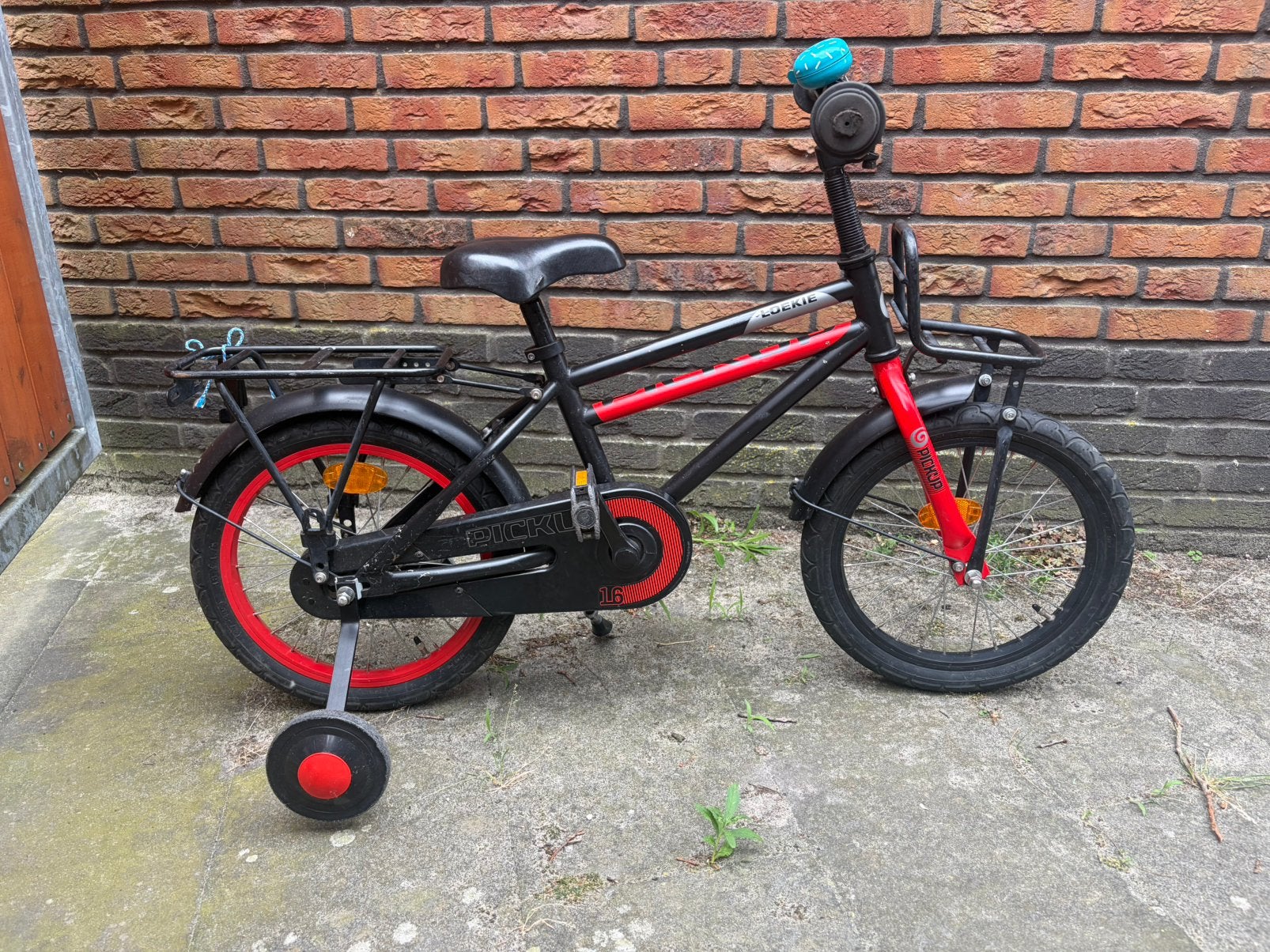 Loekie Pickup 16 kinderfiets, Ophalen, Zo goed als nieuw, 16 tot 20 inch