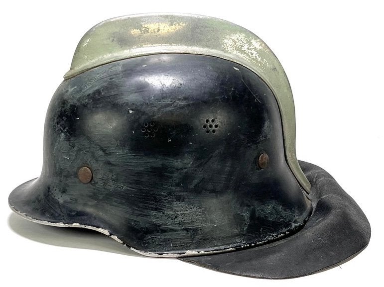 Duitse Feuerschutz helm, Ophalen of Verzenden, Overige soorten, Duitsland, Helm of Baret