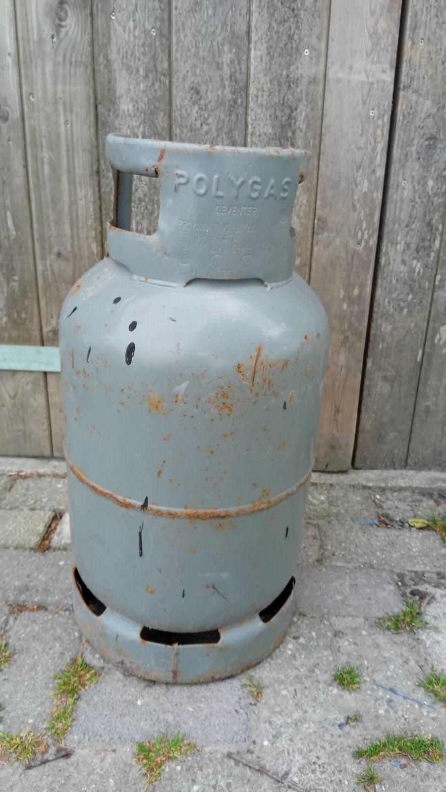 2 Gasflessen (Primagaz/Polygas) - 50cm hoog, Ophalen, Gebruikt