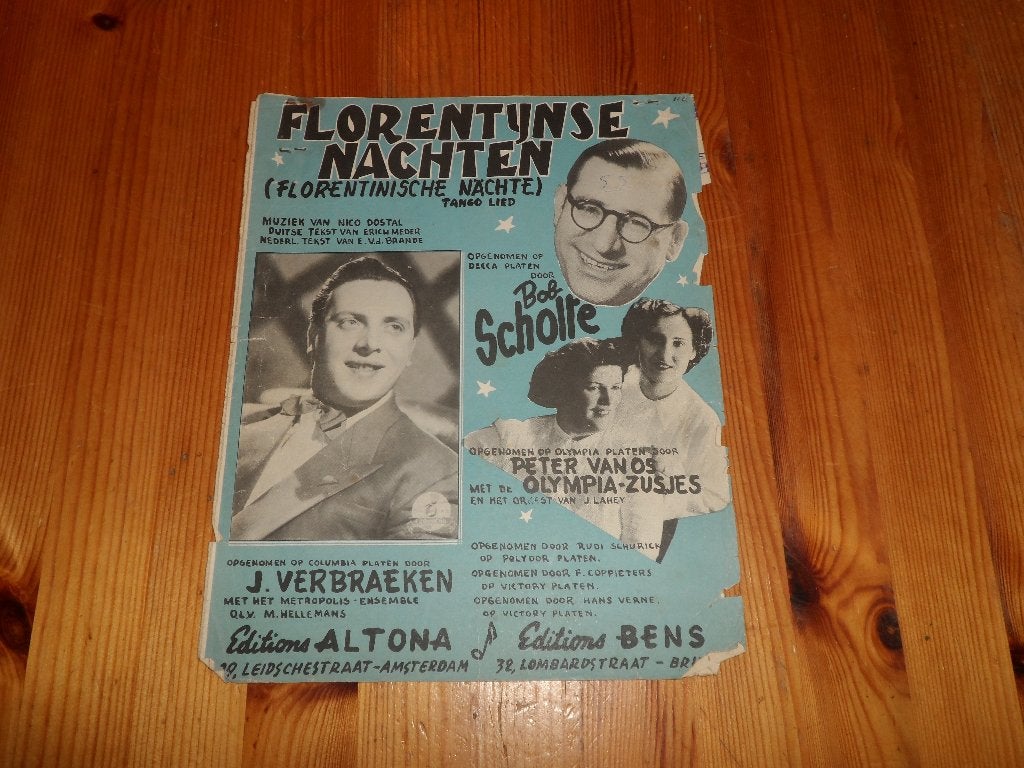 Florentijnse nachten - nico dostal, Gebruikt, Gitaar, Ophalen of Verzenden, Artiest of Componist