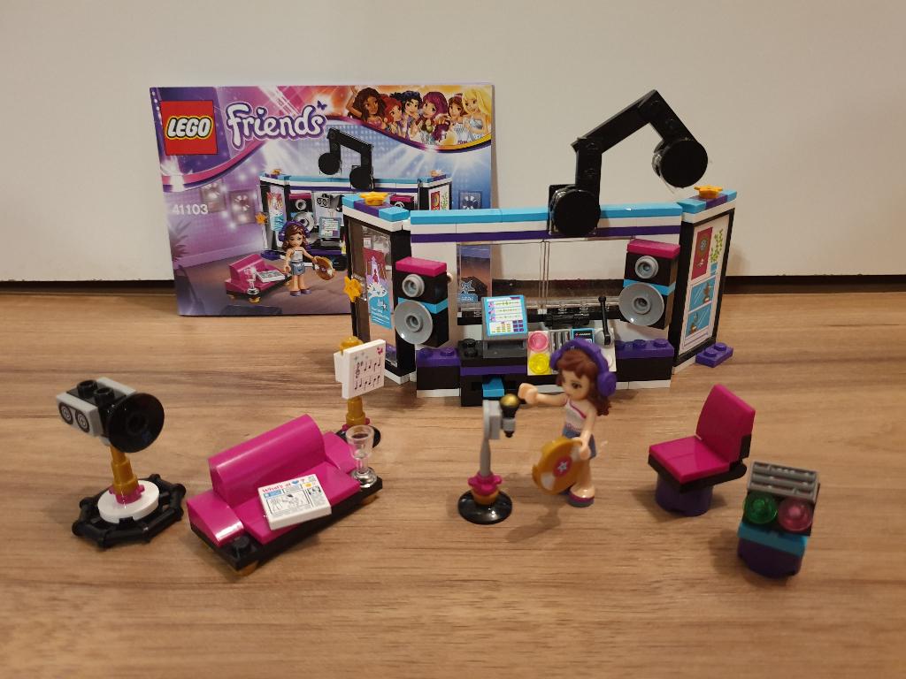 Lego Friends Popster Opnamestudio - 41103 Compl + boekje!, Lego, Friends, Ophalen of Verzenden, Zo goed als nieuw