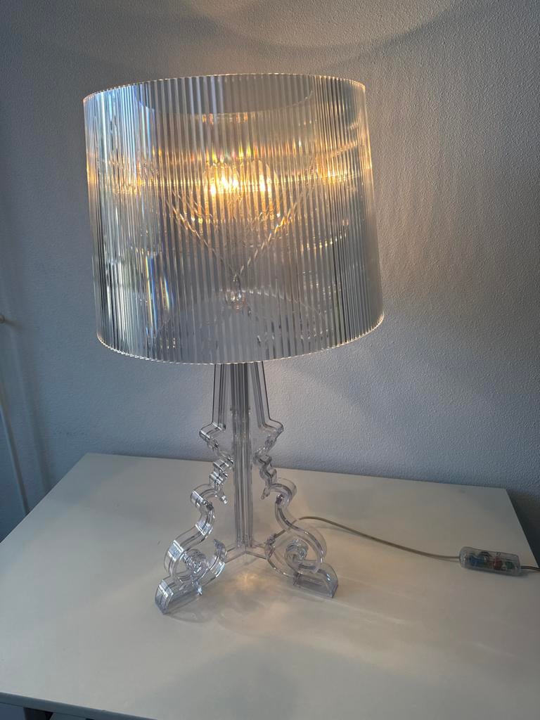 Originele Kartell Bourgie tafellamp - Tijdloos design, Huis en Inrichting, Lampen | Tafellampen, Ophalen, Zo goed als nieuw, Kunststof