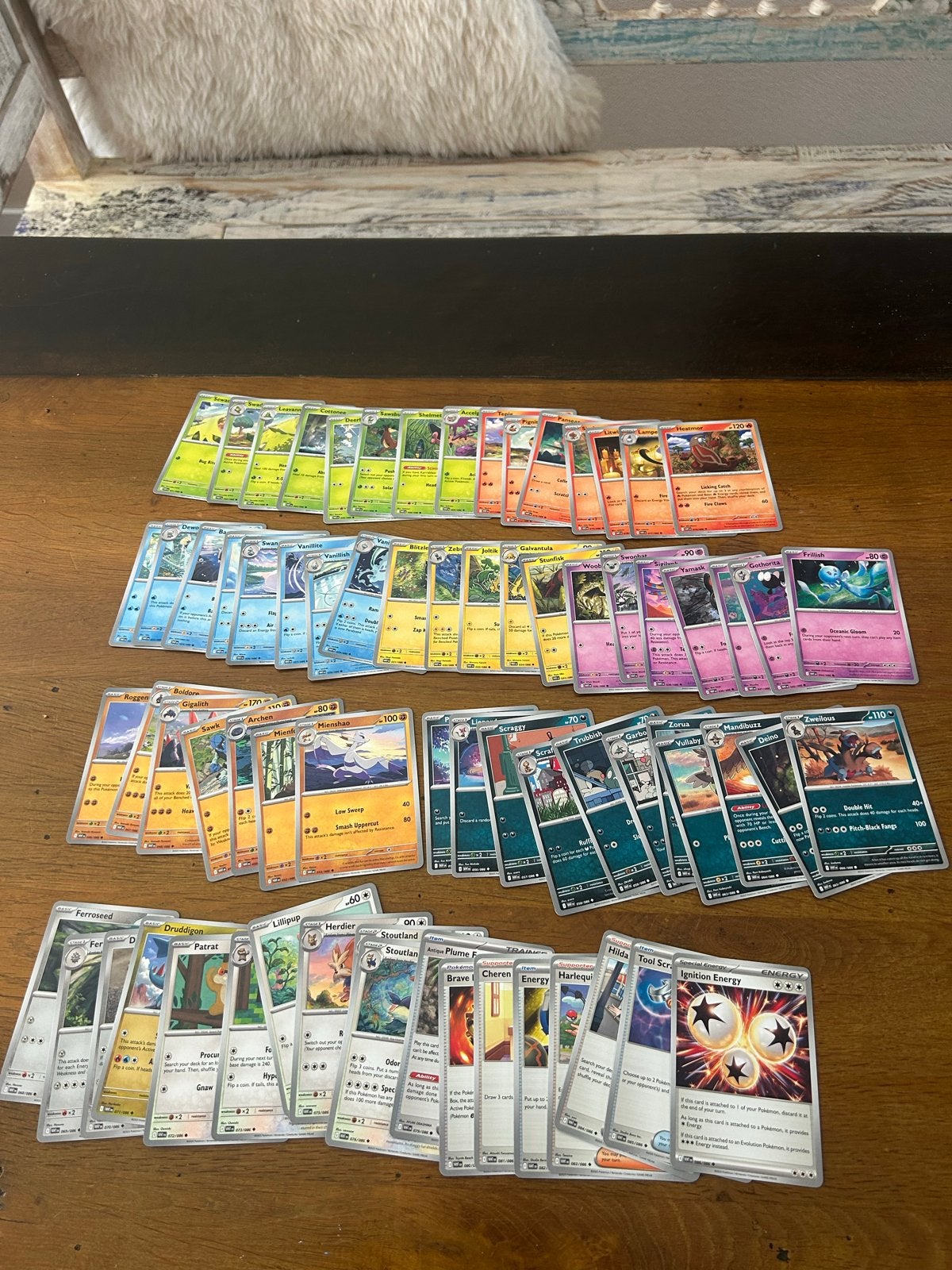 Pokémon Scarlet & Violet White Flare & Black Bolt basis set, Ophalen of Verzenden, Gebruikt, Meerdere kaarten