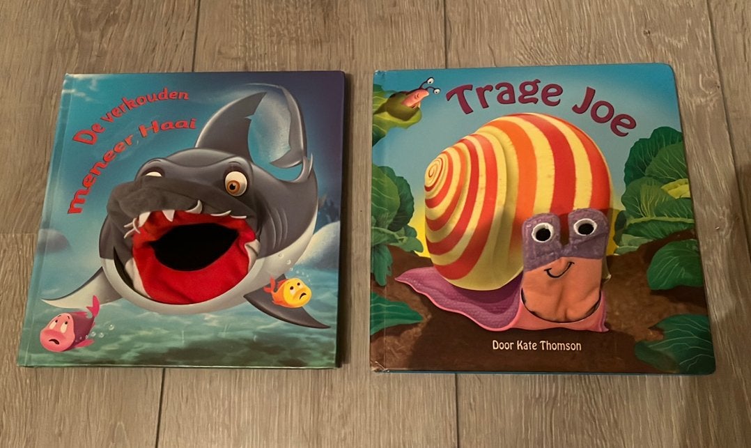 2 leuke kinder leesboeken! Handpop boeken, Boeken, Ophalen, Zo goed als nieuw, 3 tot 4 jaar