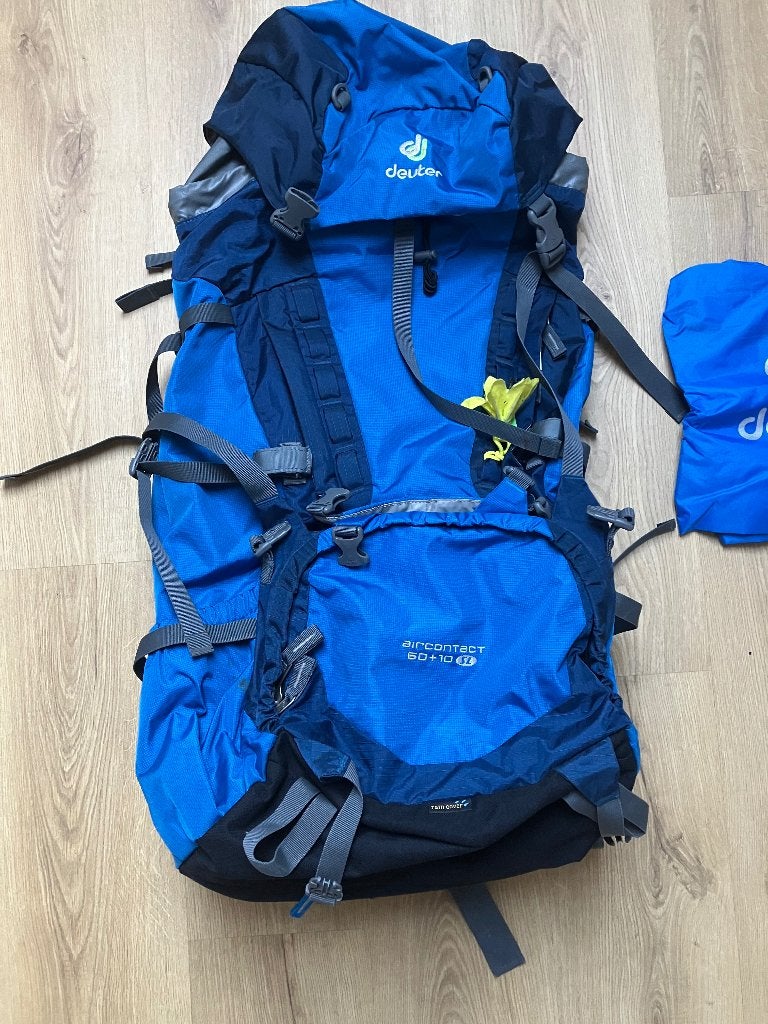 Deuter packpak 60+10L, Sport en Fitness, Bergsport en Wandelen, Ophalen, Zo goed als nieuw, Rugzak