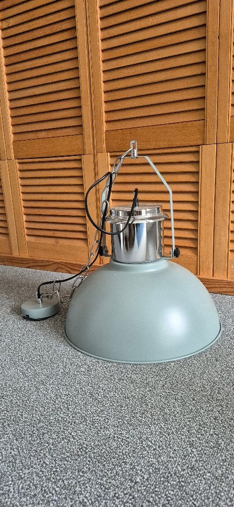Lamp, Huis en Inrichting, Lampen | Hanglampen, Zo goed als nieuw, Metaal, Industrieel, E27 (groot)