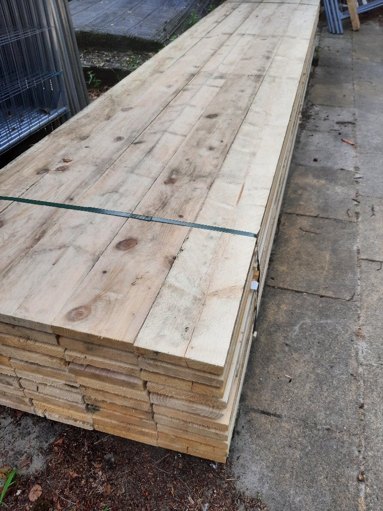 steigerplanken planken, Minder dan 25 mm, Grenen, Nieuw, Ophalen of Verzenden