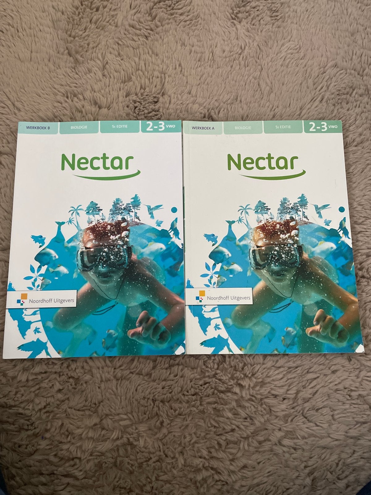 Nectar Biologie werkboek 2-3 VWO (set van 2), Ophalen of Verzenden, Gelezen, VWO, Biologie