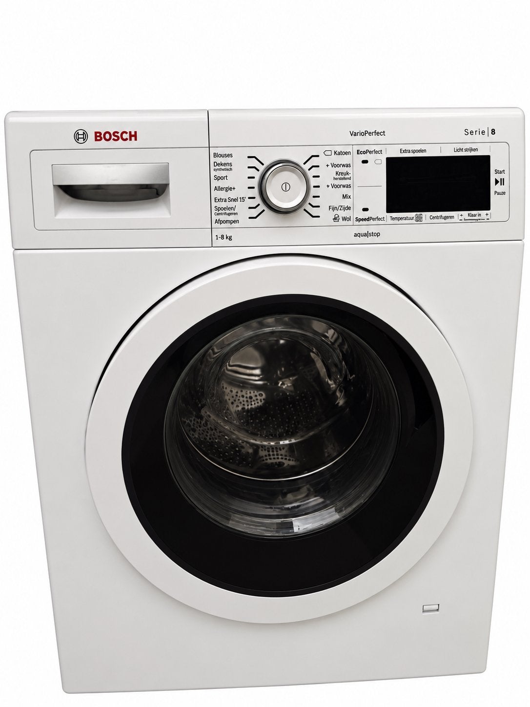 Bosch Wasmachine & Siemens Condensdroger - Topstaat!, Ophalen, Gebruikt, 8 tot 10 kg, Voorlader