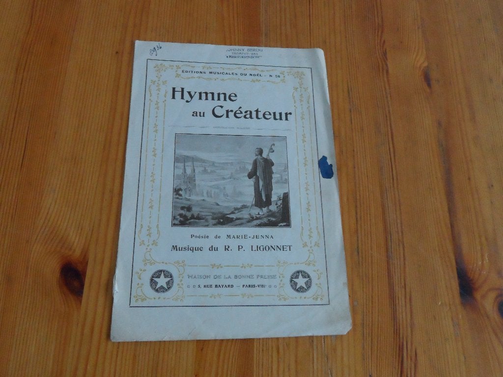 Hymne au createur - ligonnet / jenna, Piano, Gebruikt, Ophalen of Verzenden, Religie en Gospel