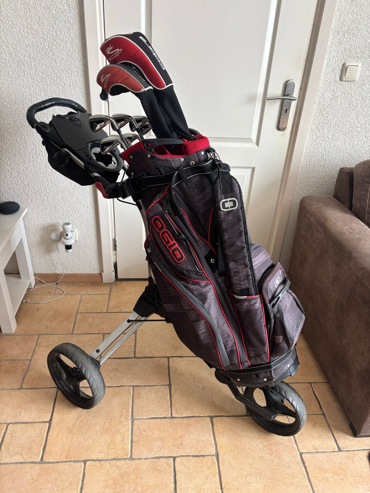 Complete golfset Callaway Cobra Ogio Bagboy trolley golf, Sport en Fitness, Ophalen, Gebruikt, Set, Overige merken