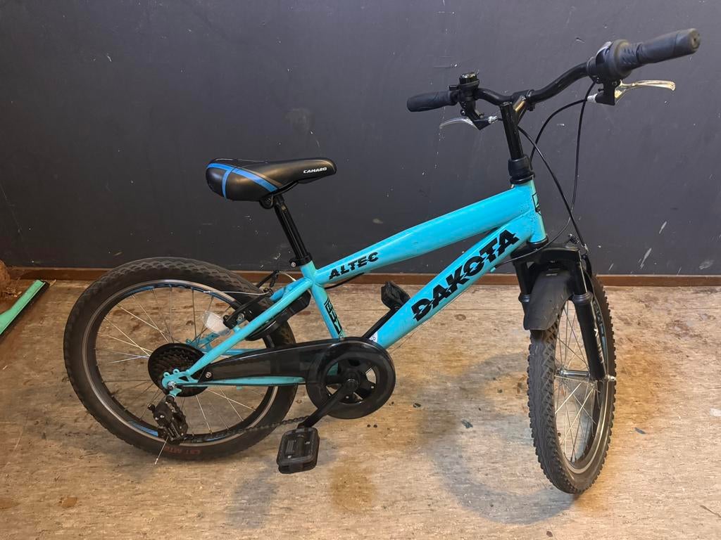Kinderfiets 20 inch DAKOTA – blauw/zwart – goede staat, Ophalen, Zo goed als nieuw, Staal