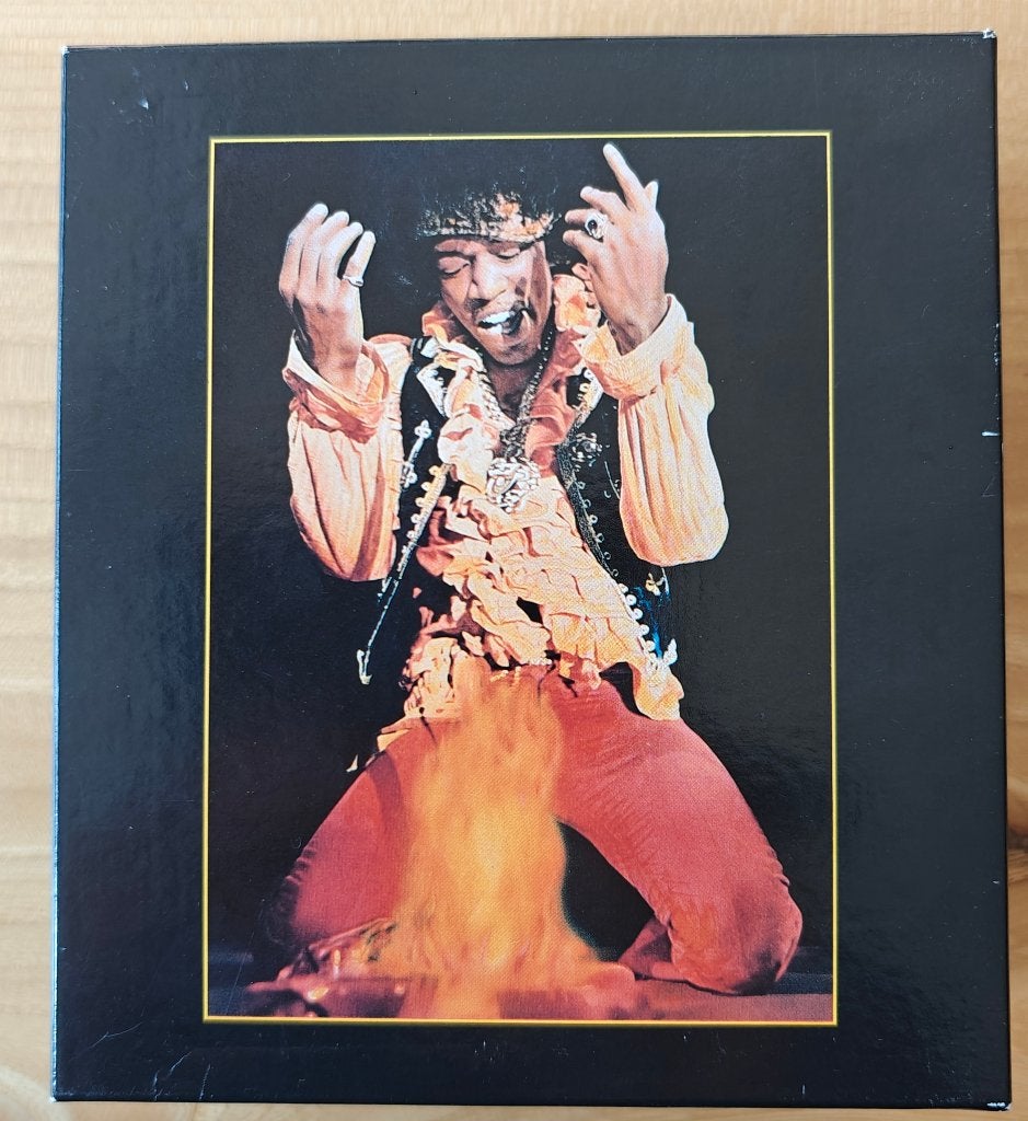 Jimi Hendrix 2 CD box set Radio One / Concerts & T-shirt, Boxset, Ophalen of Verzenden, Zo goed als nieuw, Poprock