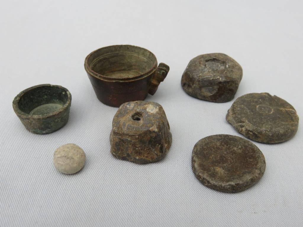 Collectie gewichten - 15e - 18e eeuw - bodemvondsten, Ophalen of Verzenden