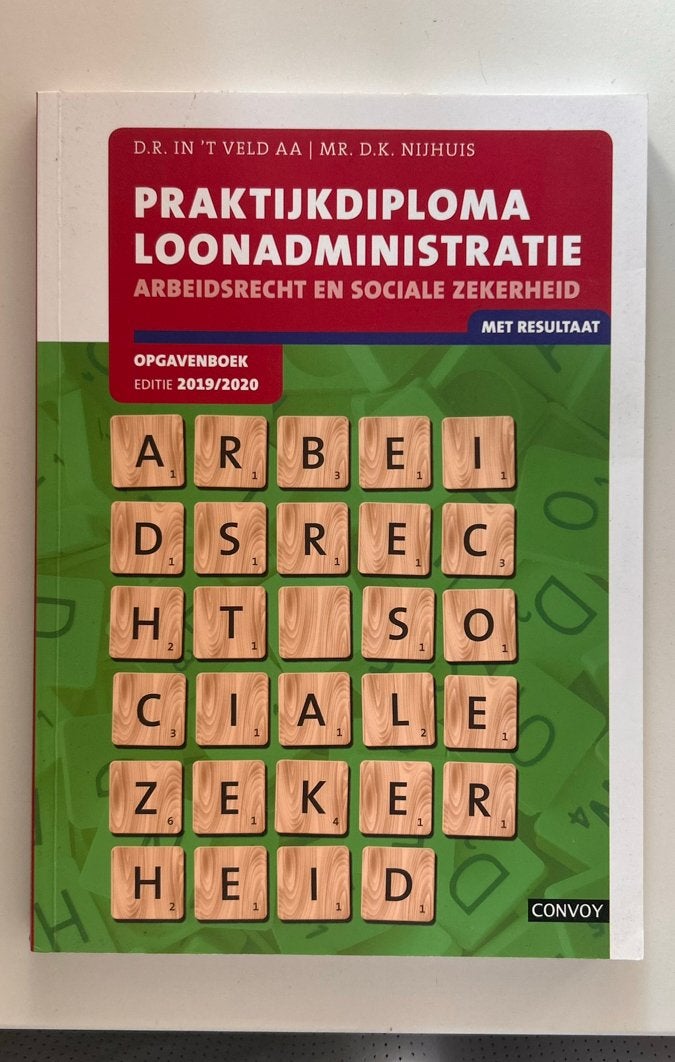 Praktijkdiploma Loonadministratie Opgavenboek 2019/2020, Ophalen of Verzenden, Gamma, Zo goed als nieuw, MBO