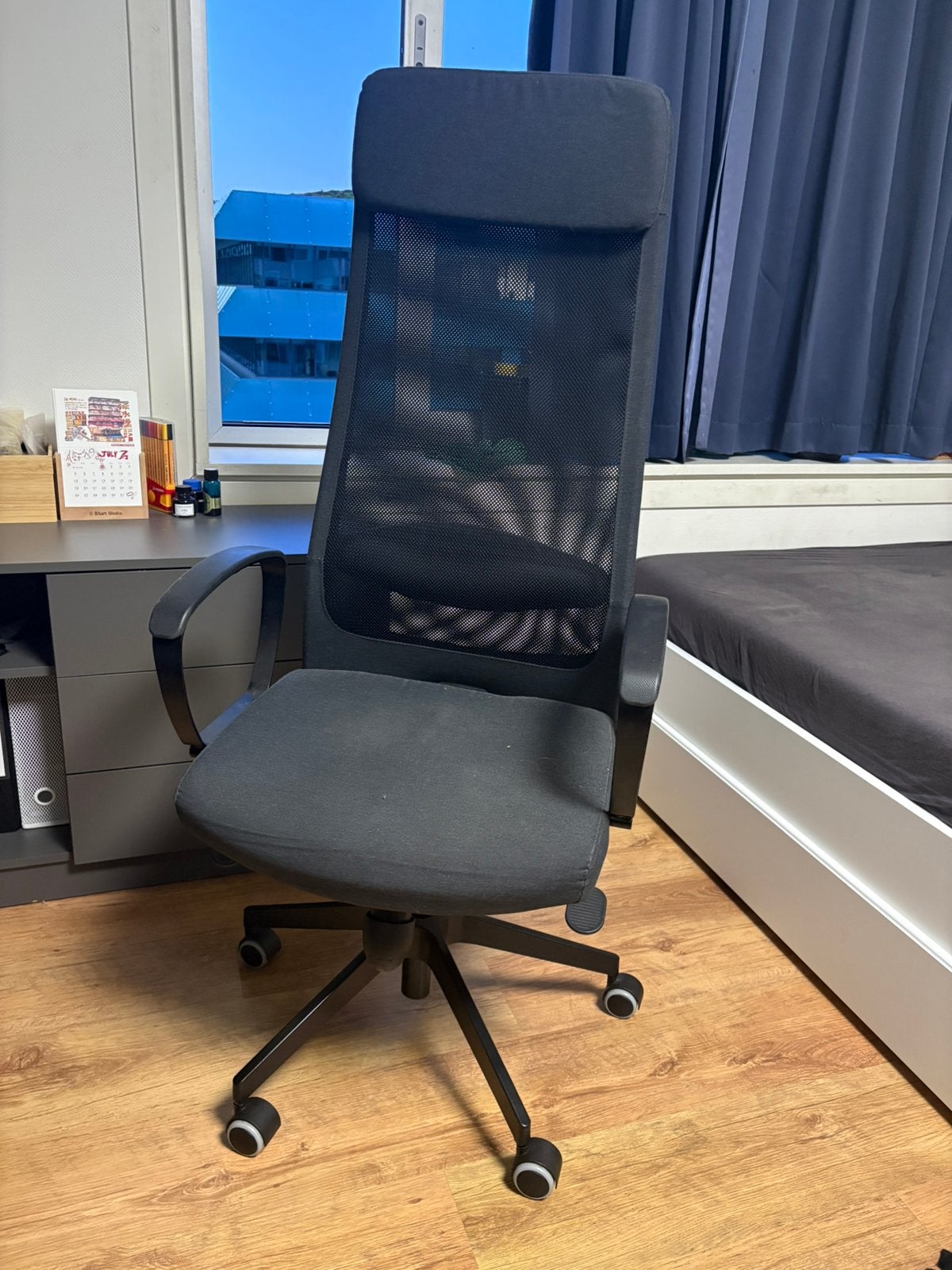 Office chair / bureaustoel (IKEA Markus), Huis en Inrichting, Bureaustoelen, Ophalen, Zo goed als nieuw, Zwart