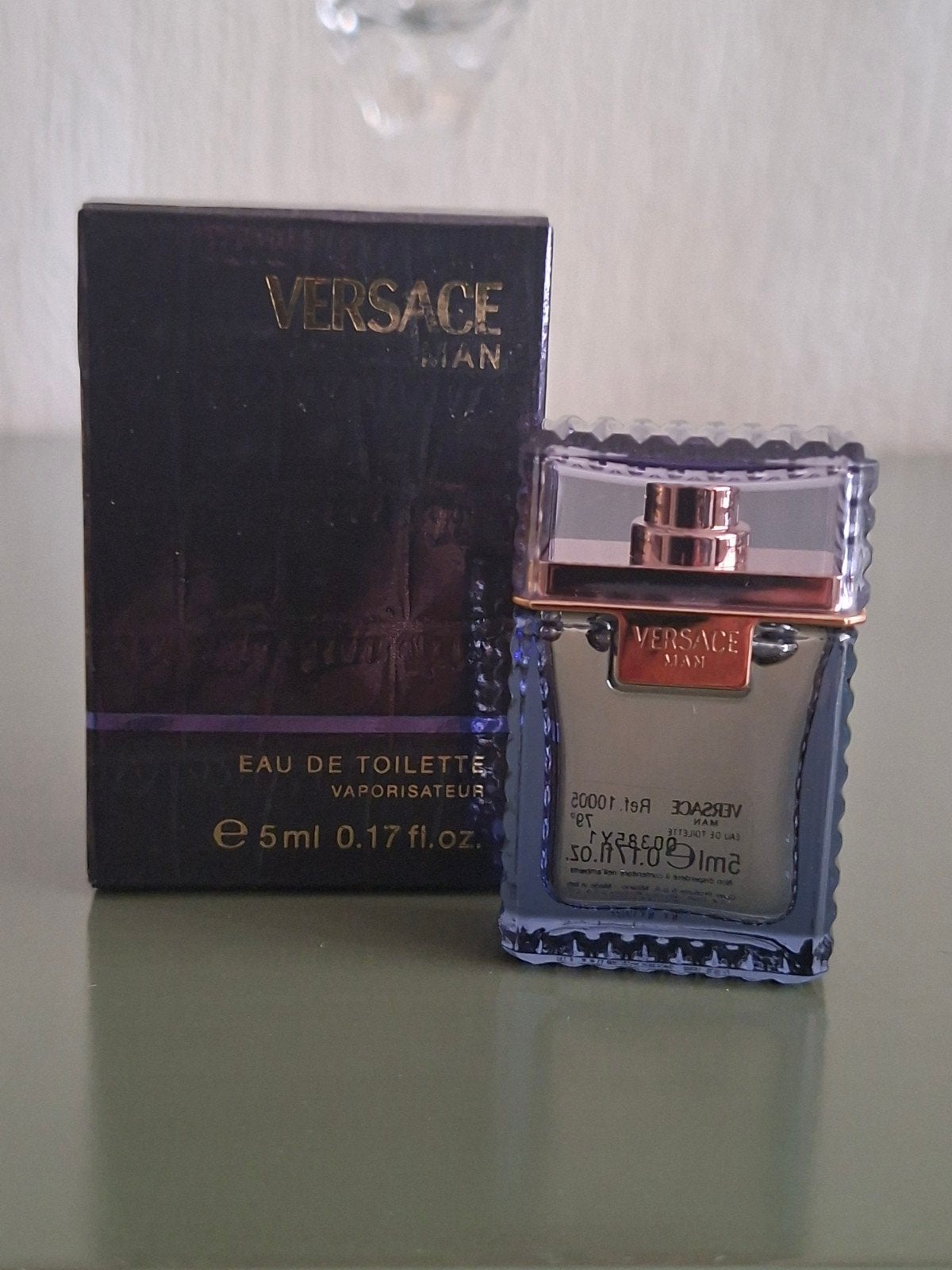 Versace Man - Eros - Dylan Bleu - Homme, Verzamelen, Ophalen of Verzenden, Zo goed als nieuw, Miniatuur