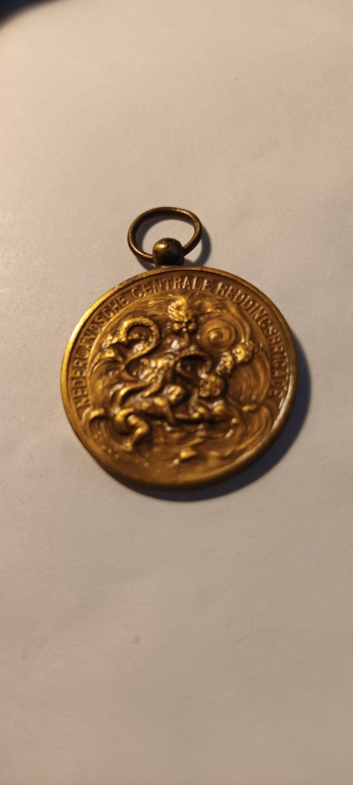 Zeldzame Bronzen Medaille Nederlandse Centrale Redding, Ophalen of Verzenden