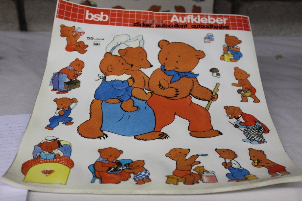 100 Plakplaatjes BSB Berenfamilie -, Verzamelen, Ophalen of Verzenden, Nieuw, Overige typen