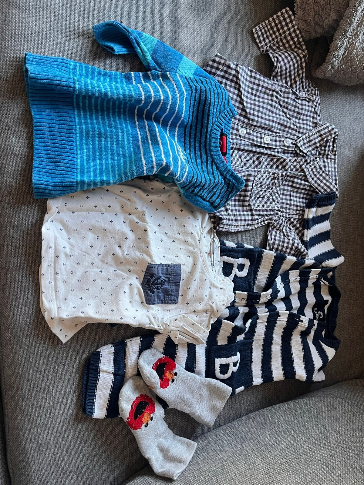 Stijlvolle babykleding set maat 56-62 (ook los te koop), Ophalen of Verzenden, Gebruikt, Jongetje of Meisje, Setje