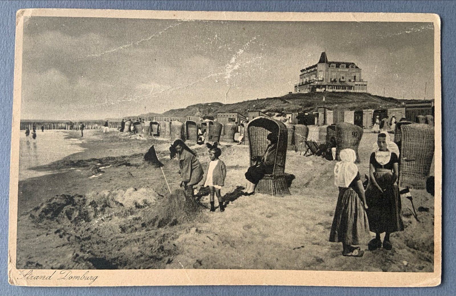 Strand Domburg, Zeeland, Verzenden, Voor 1920, Gelopen, Zeeland