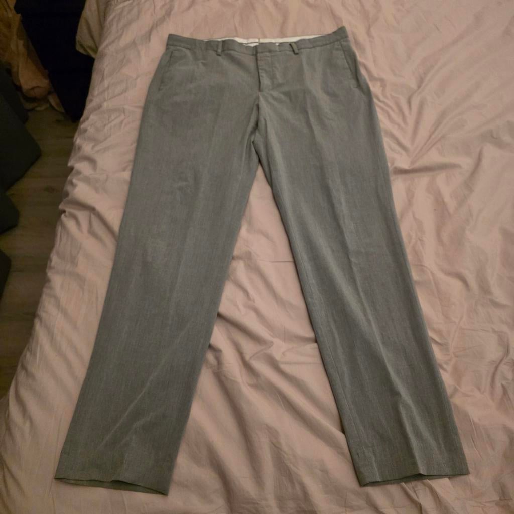 Lichtgrijze Heren Pantalon Maat 46 - MNG The Suit Collection, Ophalen of Verzenden, Zo goed als nieuw, MNG, Grijs