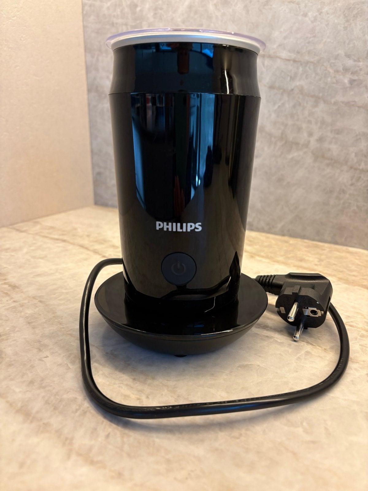 Philips Melkopschuimer - Zwart, Zo goed als nieuw, Ophalen, Zo goed als nieuw, Elektrische melkopschuimer