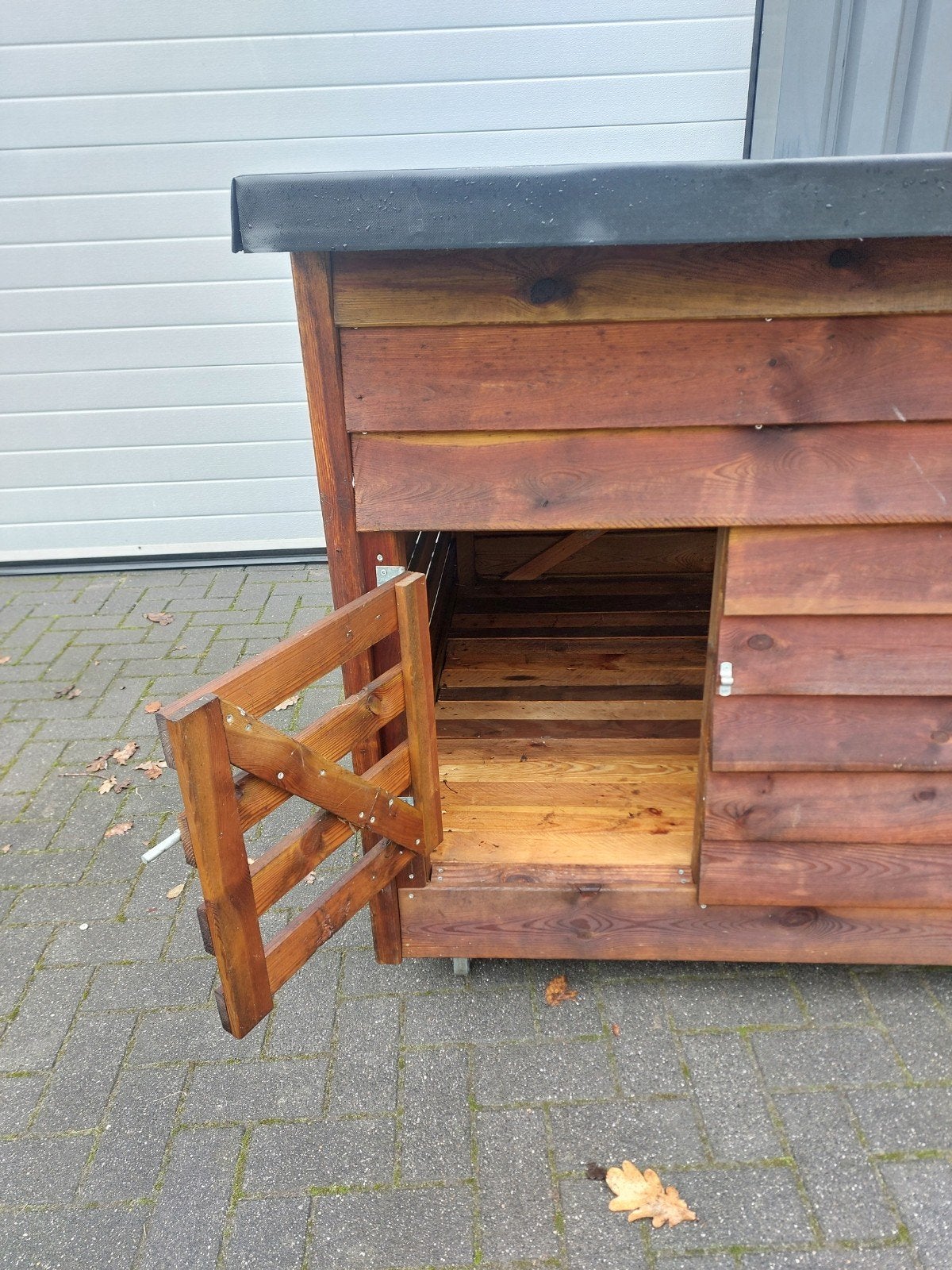 verrijdbaar hondenhok voor tuin of camping, Ophalen, 110 cm of meer, 100 cm of meer