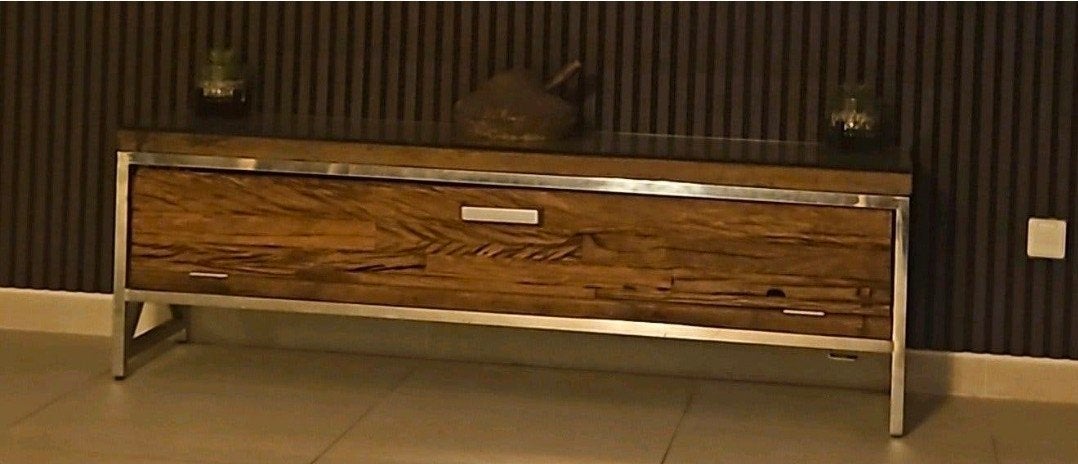 tv meubel eric kuster style hout, Huis en Inrichting, Ophalen, 25 tot 50 cm, Minder dan 100 cm