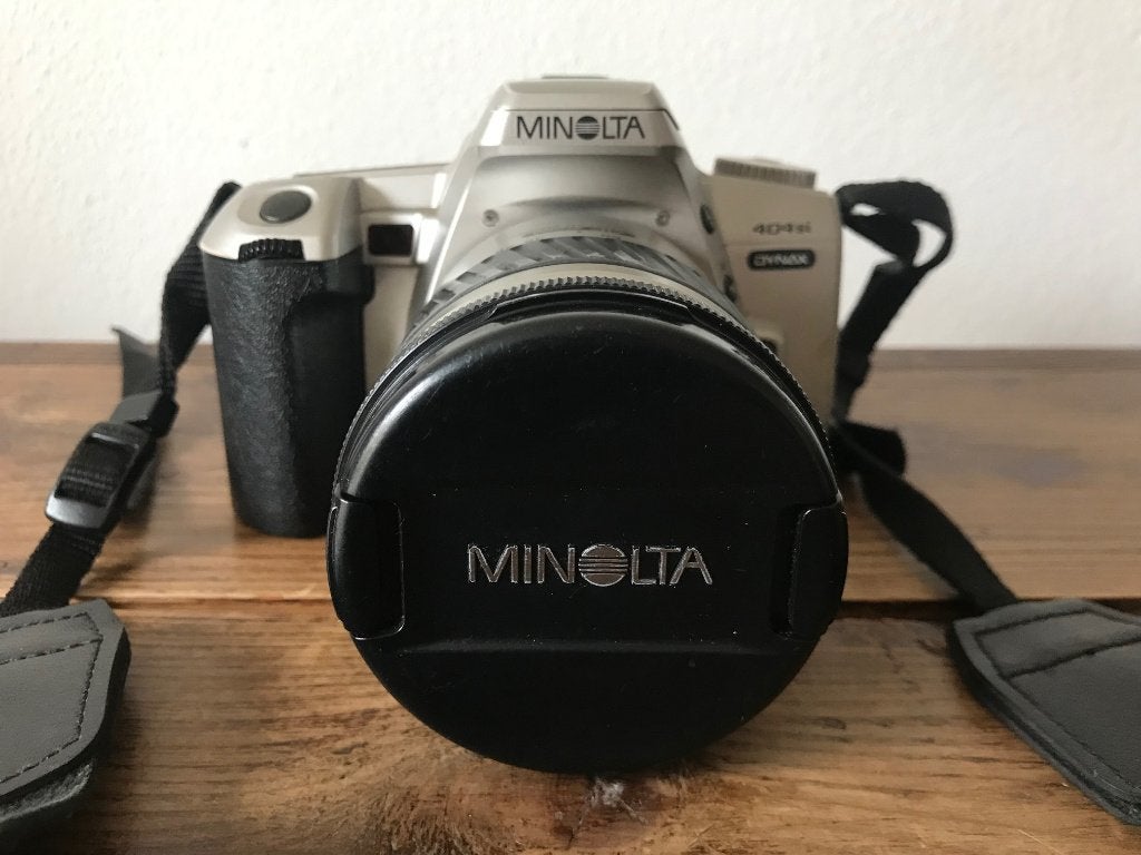 Minolta Dynax 404si, Ophalen of Verzenden, Gebruikt, Spiegelreflex, Minolta