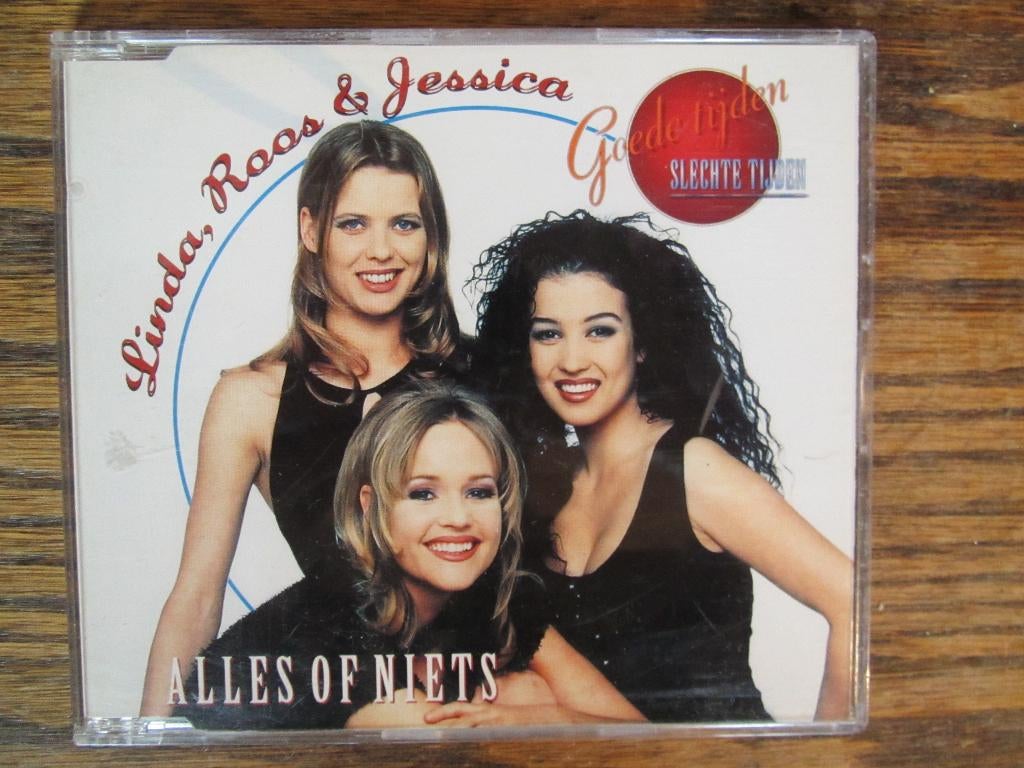 Alles Of Niets/Turn Your Love Around- Linda, Roos & Jessica, Ophalen of Verzenden, Gebruikt, Nederlandstalig